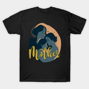 Mother's Day Mama hero Mom of two 2 Mami Love T-Shirt